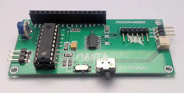 MANTA LCD Control Board (No LCD or FTDI)